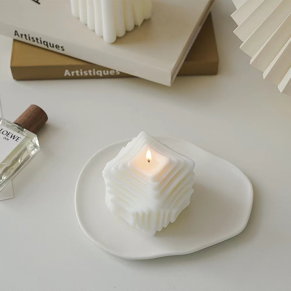 Bubble Cube Candle/Geometric Candle – BetaMiu