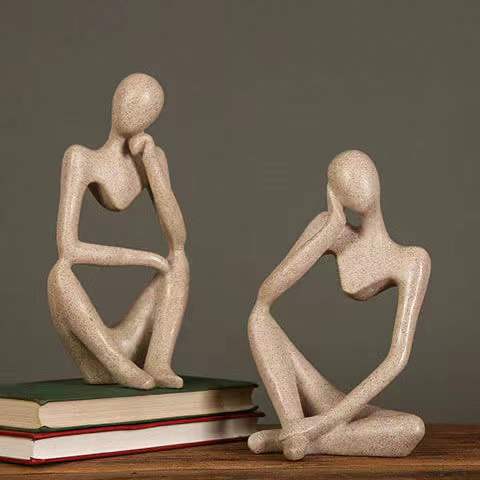 Figure Decorative object| Thinker Statue| Thanksgiving gift box